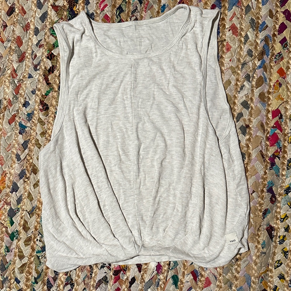 Vuori light gray tank top
